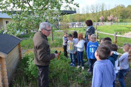 75 . Cours pratique avec les écoliers .